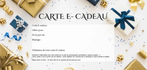 offrir un bon cadeau photographe professionnel nice