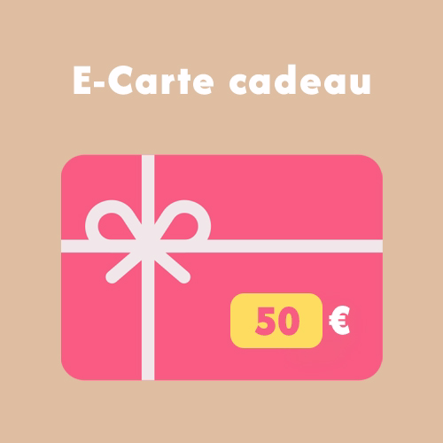 E-carte cadeau d'une valeur de 50€